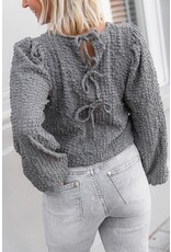 21Jewelz Wide leg jeans met gouden details - lichtgrijs