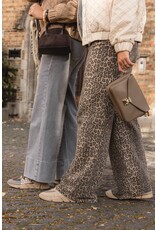 21Jewelz Basic stretch wide leg jeans - panterprint