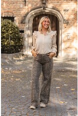 21Jewelz Basic stretch wide leg jeans - panterprint
