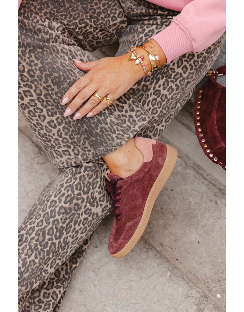 21Jewelz Basic stretch wide leg jeans - panterprint