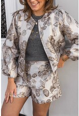 21Jewelz Effen basic truitje met korte mouw - donkergrijs