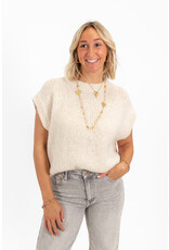 21Jewelz Knitted Spencer - ecru