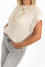 21Jewelz Knitted Spencer - ecru