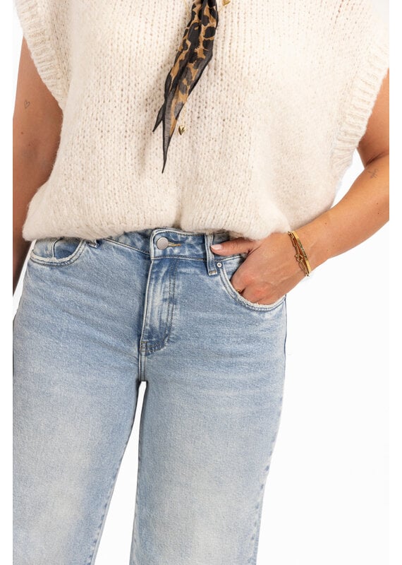 21Jewelz Washed straight leg jeans - lichtblauw