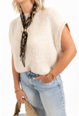 21Jewelz Knitted Spencer - ecru