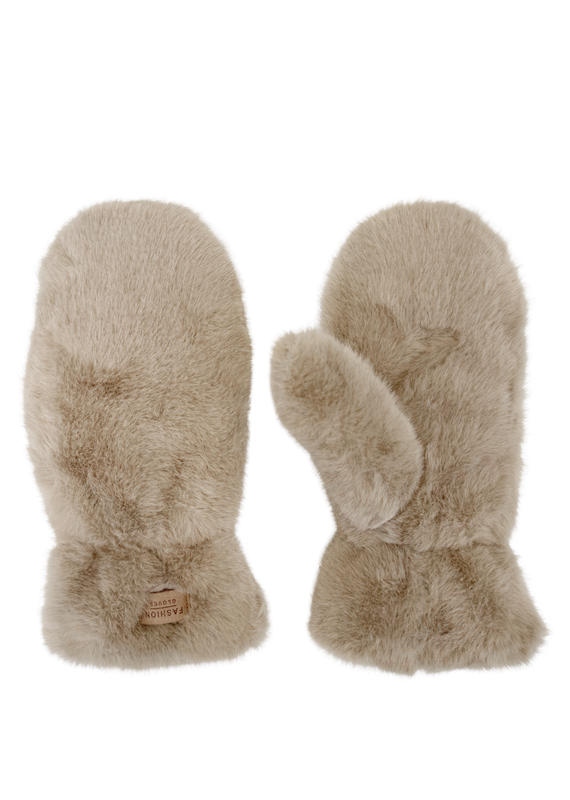 21Jewelz Fluffy wanten - camel