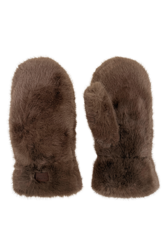 21Jewelz Fluffy wanten - bruin