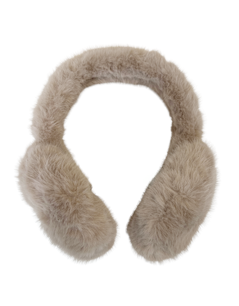 21Jewelz Fluffy oorwarmers - taupe
