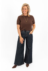 21Jewelz Denim jeans met koordje - donker blauw
