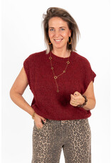 21Jewelz Knitted Spencer - bordeaux