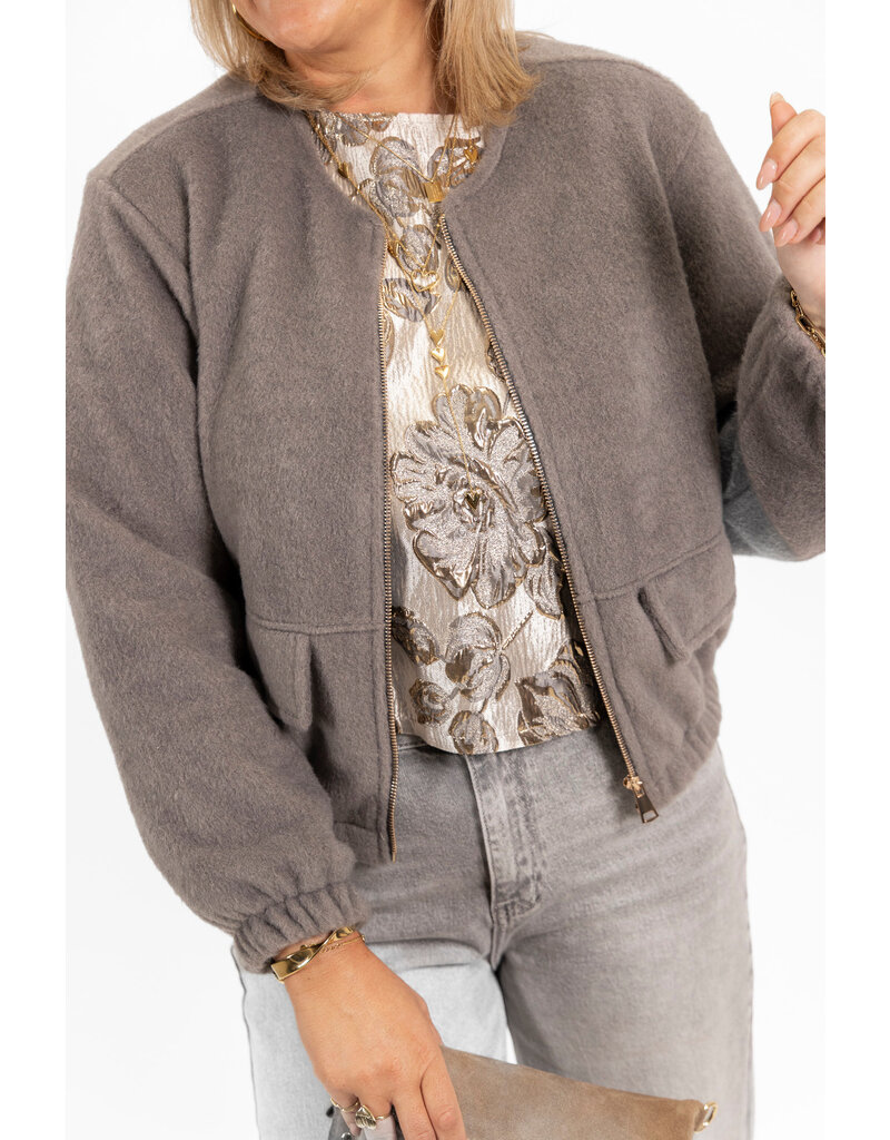 21Jewelz - The Label 21Jewelz | Bomber Bobbie - Grijs