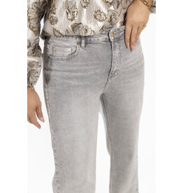 21Jewelz Wide leg jeans met gouden details - lichtgrijs
