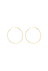 21Jewelz Grote dunne oorringen - goud