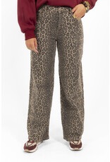 21Jewelz Basic stretch wide leg jeans - panterprint