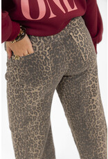 21Jewelz Basic stretch wide leg jeans - panterprint