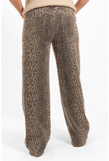 21Jewelz Extra long basic stretch wide leg jeans - panterprint