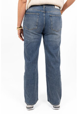 21Jewelz Mid waist jeans - donkerblauw