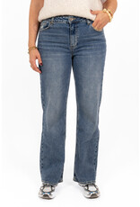 21Jewelz Mid waist jeans - donkerblauw