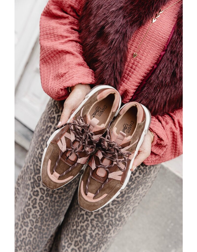 21Jewelz - The Label DWRS x 21Jewelz | Los Angeles - dark brown/light pink