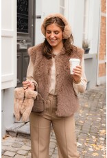 21Jewelz Fluffy oorwarmers - camel