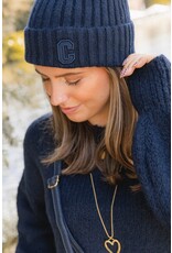 21Jewelz Muts met C embleem - donkerblauw