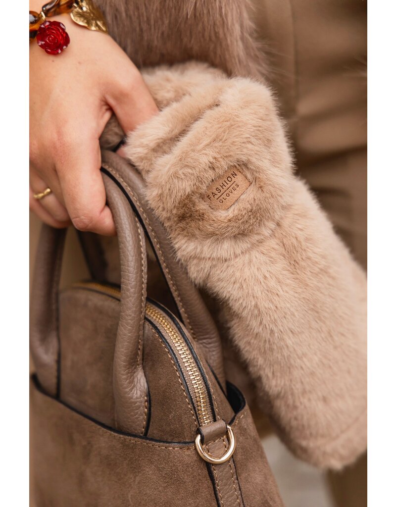 21Jewelz Fluffy wanten - camel