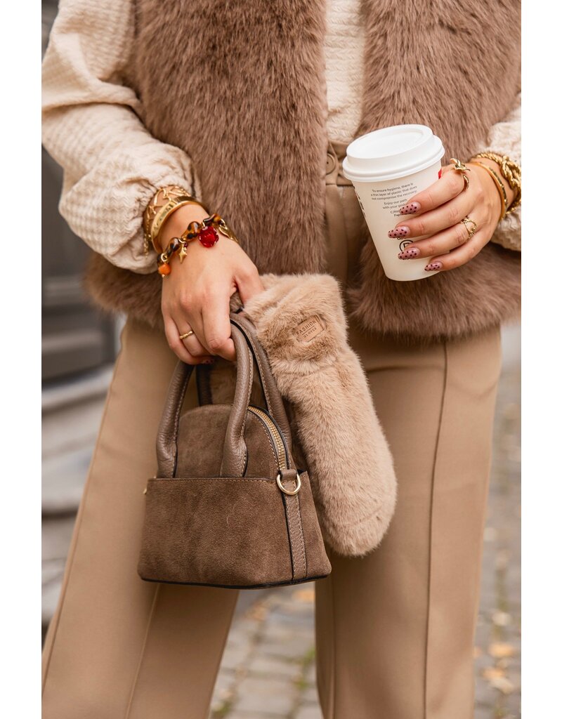 21Jewelz Fluffy wanten - camel