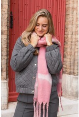 21Jewelz Sjaal met tekst "HAPPY" - roze