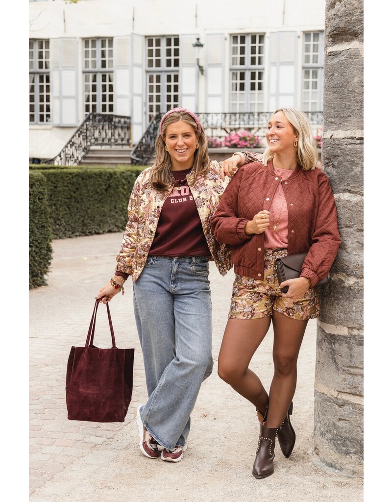 21Jewelz Suede shopper - bordeaux