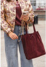21Jewelz Suede shopper - bordeaux