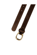 21Jewelz Smalle musthave riem - suede bruin