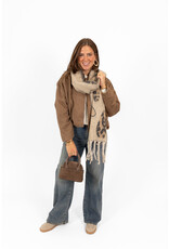 21Jewelz Trendy suede jasje - taupe