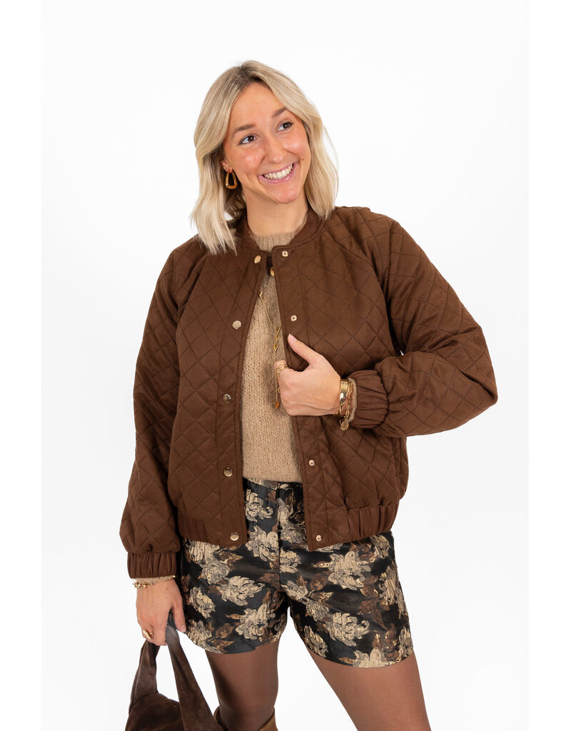 21Jewelz - The Label 21Jewelz | Bomber Esmee - donkerbruin