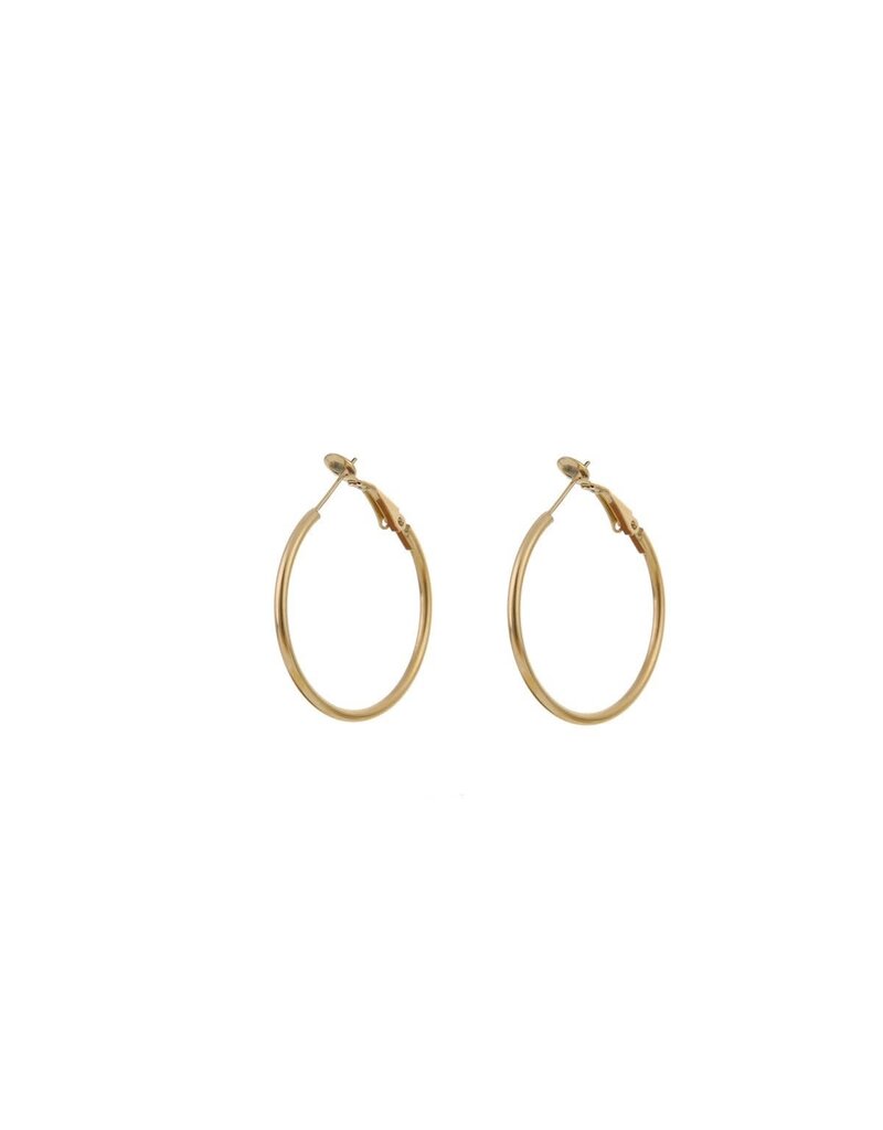 Go Dutch Label D&E - Essential Hoop 30x2 mm - goud