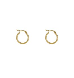 Go Dutch Label D&E - Fine Twist Hoop 20mm - goud