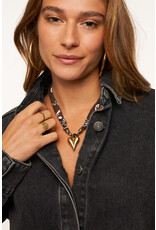 My Jewellery MyJewellery - Bruine bandana ketting met hartje - €19,99