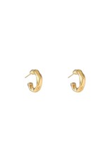Go Dutch Label D&E - Twisted Small Creole - goud