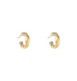 Go Dutch Label D&E - Twisted Small Creole - goud
