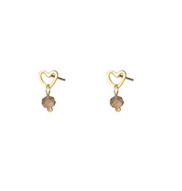 Go Dutch Label D&E - Bead Stud - coffee