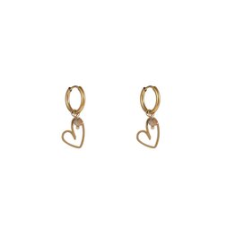 Go Dutch Label D&E - Open Heart Hoop - coffee