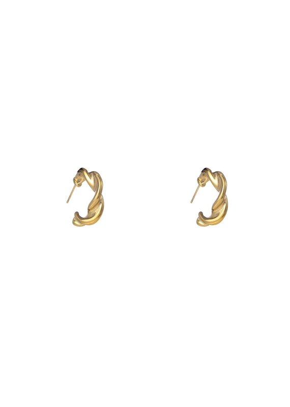 Go Dutch Label D&E - Bold Twisted Creole - goud