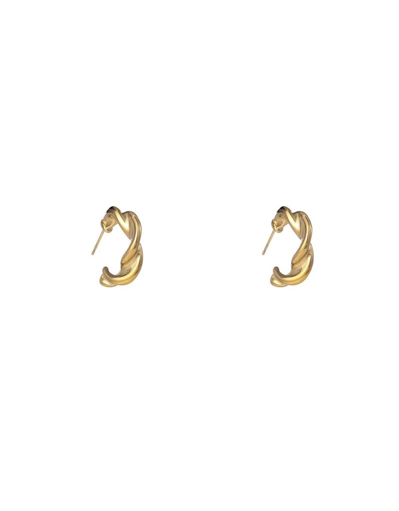 Go Dutch Label D&E - Bold Twisted Creole - goud