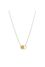 Go Dutch Label D&E - Eclipse Necklace - goud