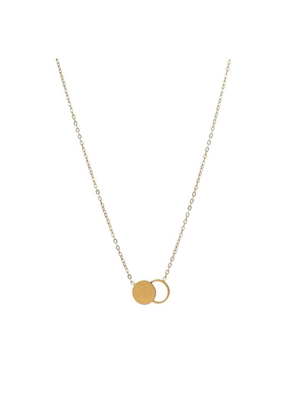 Go Dutch Label D&E - Eclipse Necklace - goud