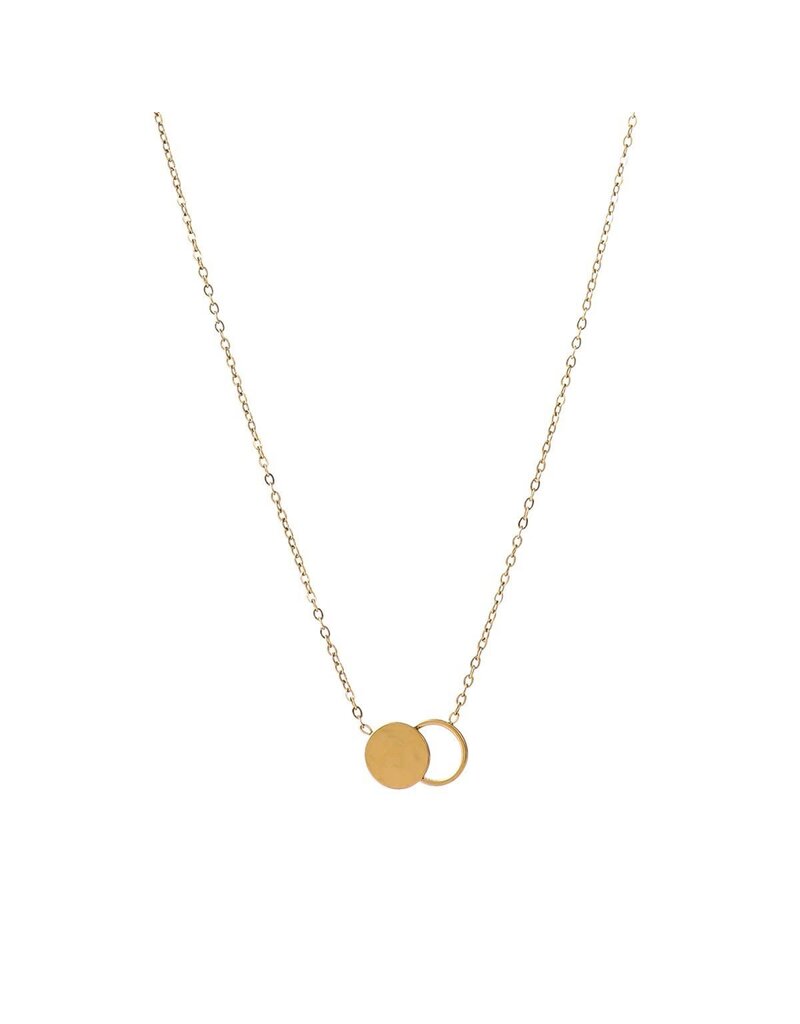 Go Dutch Label D&E - Eclipse Necklace - goud