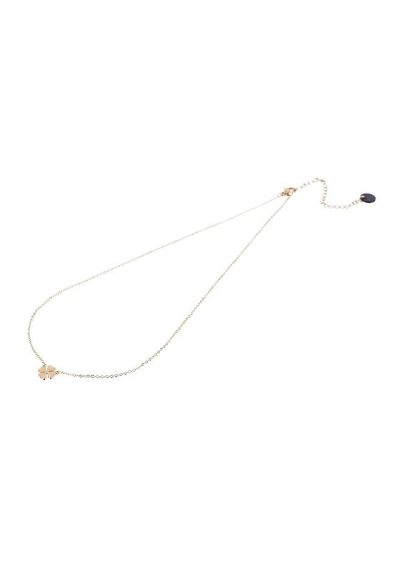 Go Dutch Label D&E - D&E - Clover Necklace - goud