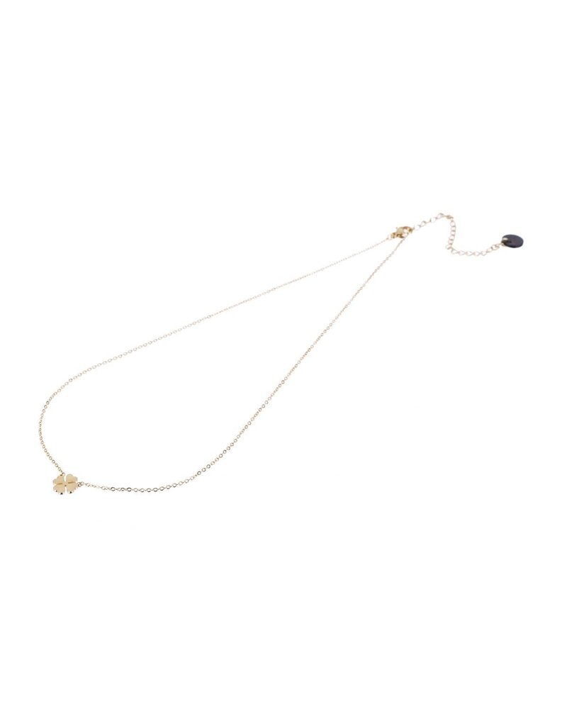 Go Dutch Label D&E - D&E - Clover Necklace - goud