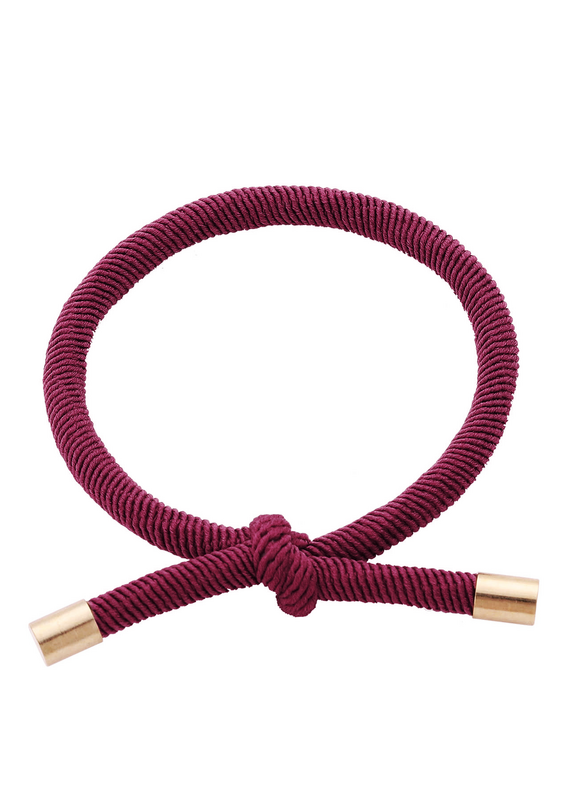 21Jewelz Haar elastiekje bordeaux