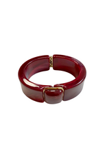 21Jewelz Statement bangle met sluiting - bordeaux
