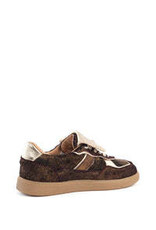 Babouche Babouche - Ira donker bruin/goud